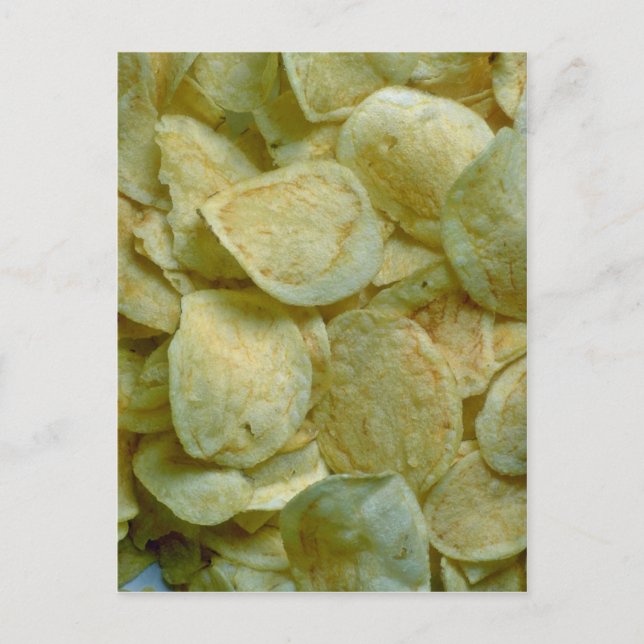 Crispy potato chips postcard (Front)