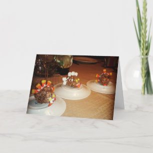 "Crispy Turkeys" Thanksgiving Card