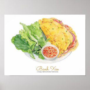 Crispy Vietnamese Pancake - Banh Xeo Poster