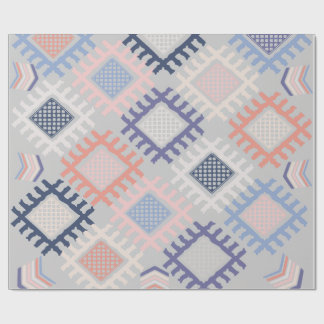 Criss cross pastel pattern wrapping paper