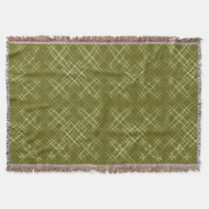 Crisscross Elegance Throw Blanket