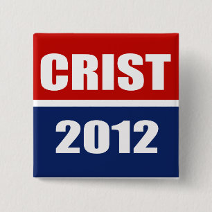 CRIST 2012 15 CM SQUARE BADGE