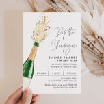 CRISTAL Pop The Champagne Bridal Shower Invitation<br><div class="desc">Cristal Collection - a perfect blend of clean sophistication and modern flair. It's designed with a modern script font that exudes style and 
elegance. Each product in the collection is thoughtfully crafted to showcase a look that is both timeless and on-trend.</div>