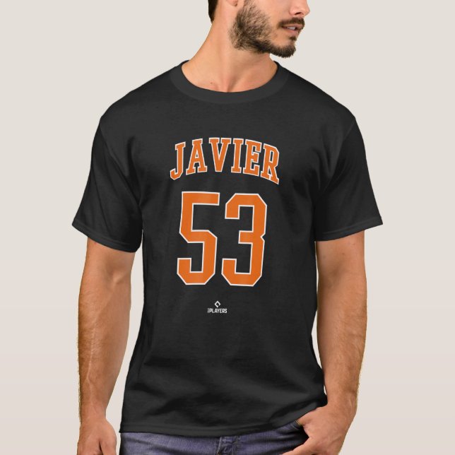 Cristian Javier Houston Baseball Player Texas Base T-Shirt (Front)