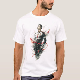 Cristiano Ronaldo Abstract Art T-Shirt – CR7 