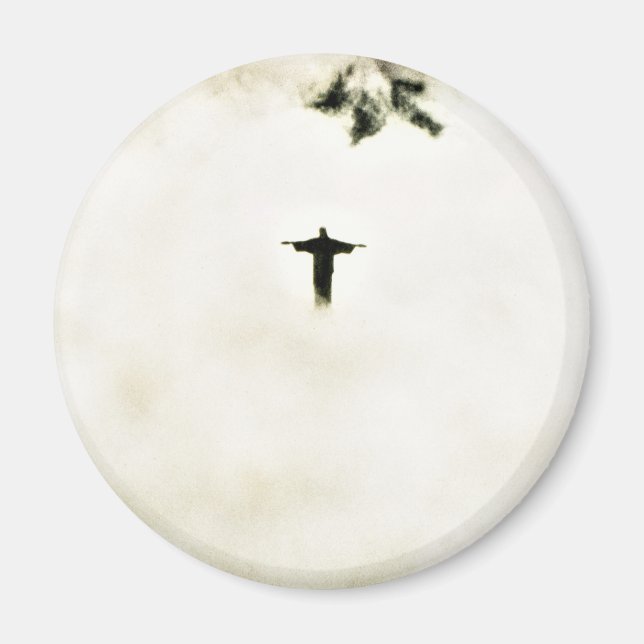 Cristo Redentor In the Clouds Magnet (Front)