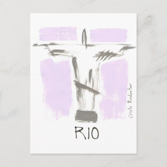Cristo Redentor Rio Brasil Postcard (Front)