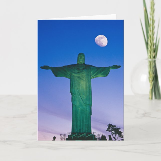Cristo Redentor Statue| Rio de Janeiro Brazil Card (Front)