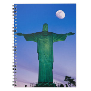 Cristo Redentor Statue  Rio de Janeiro Brazil Notebook