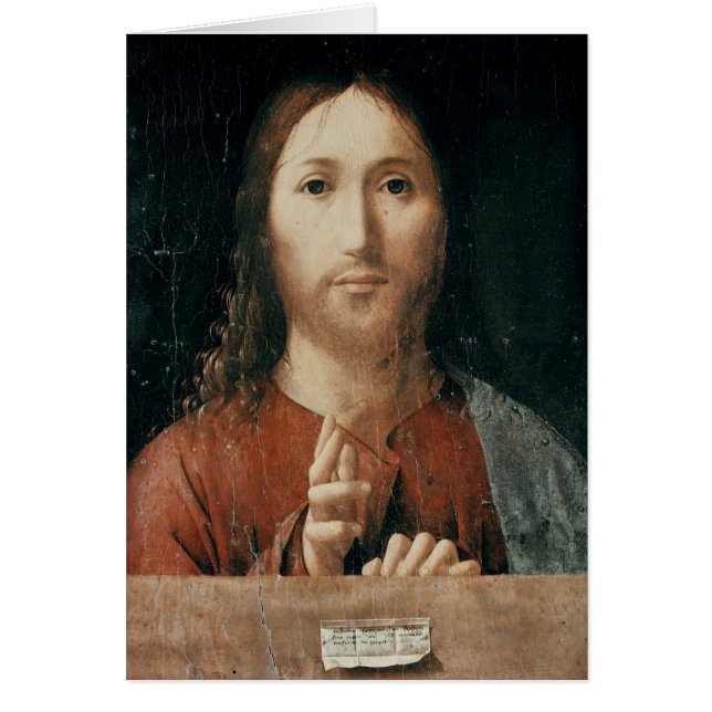 Cristo Salvator Mundi, 1465 (Front)