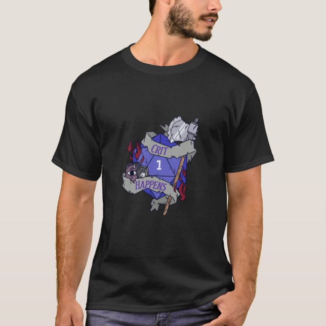 Crit Happens T-Shirt (Front)