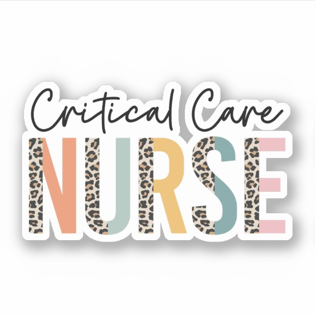 Critical Care Nurse CCU Critical Care Unit Nursing (Front)