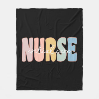 Critical Care Nurse Fleece Blanket