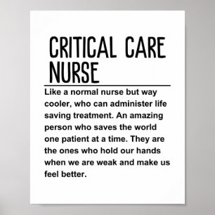 Critical care nurse poster