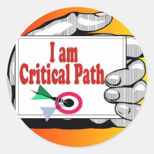 Critical Path Classic Round Sticker
