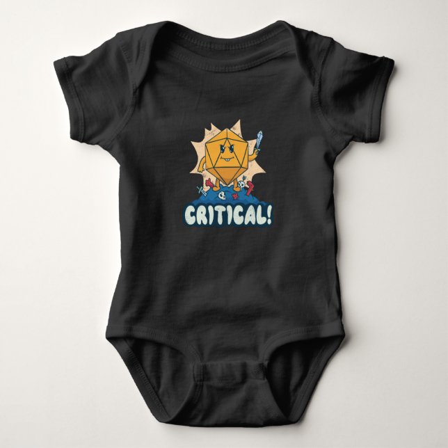 Critical Roll Dice Baby Bodysuit (Front)