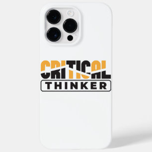 Critical Thinker  Think For Yourself  Case-Mate iPhone 14 Pro Max Case