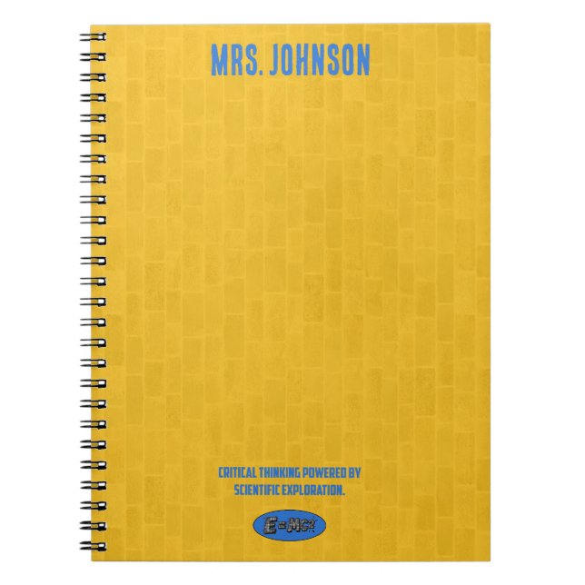 Critical Thinking Powered By Science Exploration Notebook (Front)