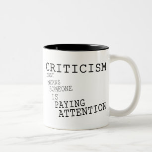 Criticism Two-Tone Coffee Mug