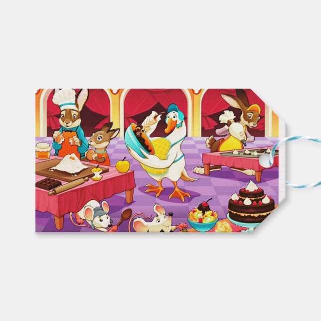 "Critter Cuisines" Gift Tags (Front (Horizontal))