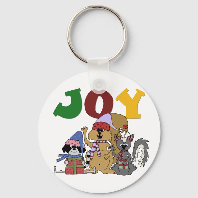 Critter Joy Tshirts and Gifts Key Ring (Front)