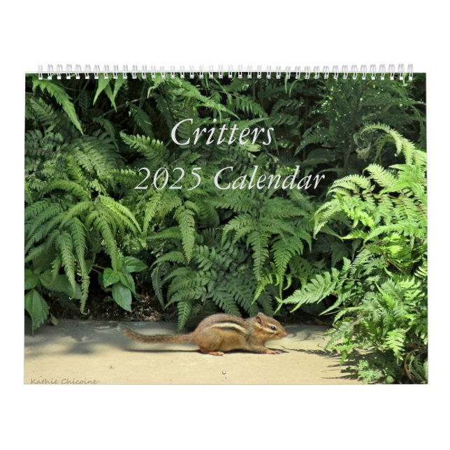 Critters 2025 Calendar (Cover)