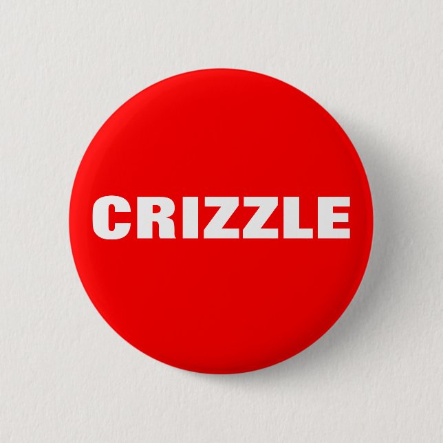 Crizzle 6 Cm Round Badge (Front)