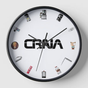 CRNA Anaesthesia  Clock