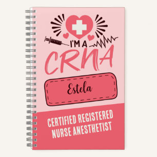 CRNA Certified Registered Nurse Anaesthetist Custo Notebook