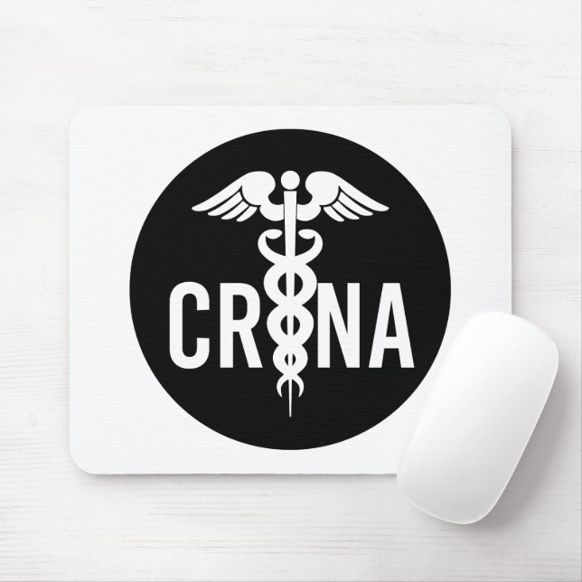 CRNA Certified Registered Nurse Anaesthetist Gift Mouse Pad (With Mouse)