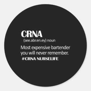 Crna Definition Crna Week Classic Round Sticker