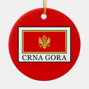 Crna Gora Ceramic Tree Decoration