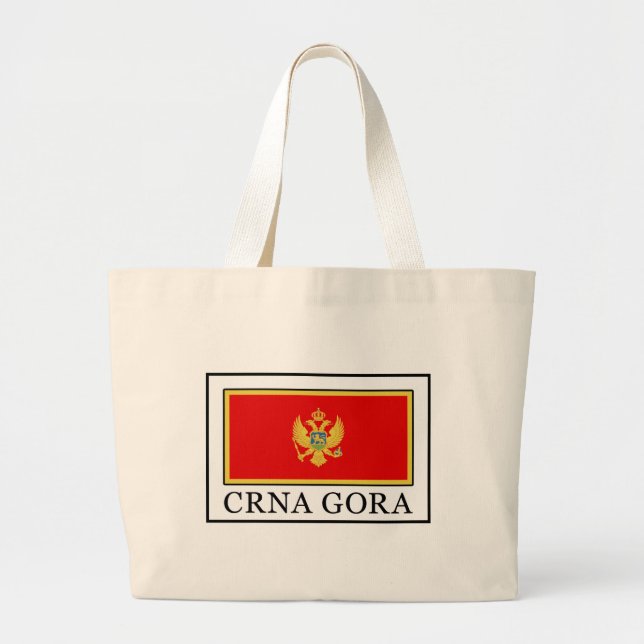 Crna Gora Large Tote Bag (Front)