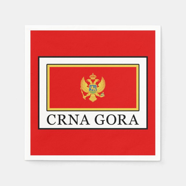 Crna Gora Napkin (Front)
