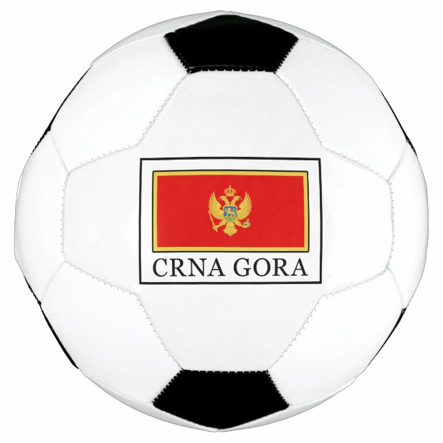 Crna Gora Soccer Ball (Front)
