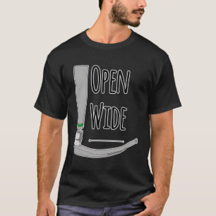 Crna Laryngoscope Anaesthesiologist Medical Intuba T-Shirt