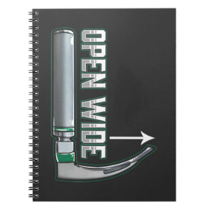 CRNA laryngoscope Anesthesiologist Intubation Notebook