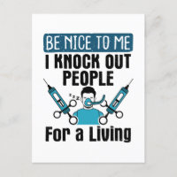 CRNA Nurse Anaesthetist Anaesthesiologist Knock Ou