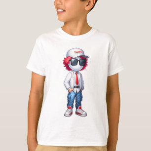 CRO@ - White Front & Back T-Shirt