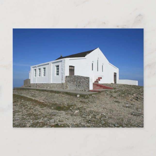 Croagh Patrick church Postcard (Front)