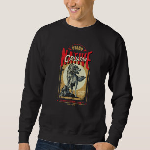 Croatan Native American Indian Born Wolf Spirit Re Sweatshirt