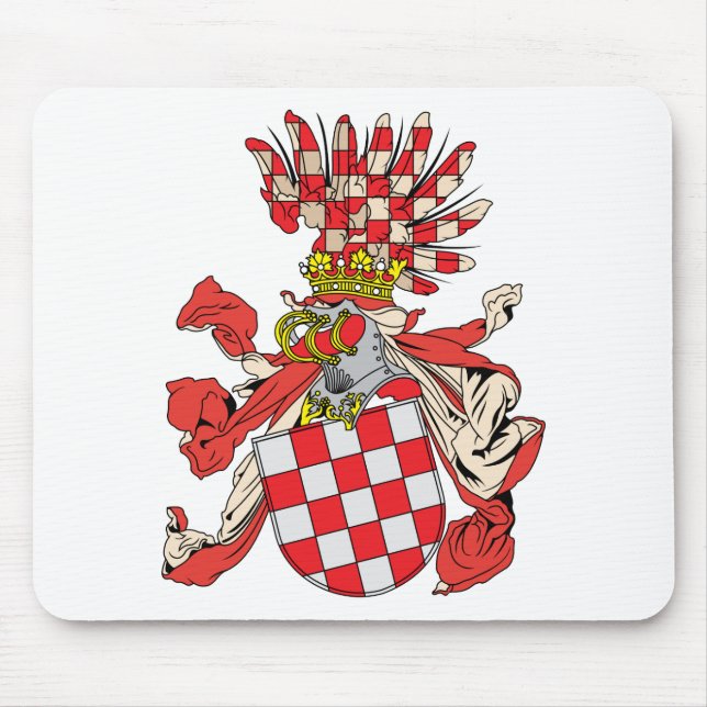 croatia, Austria Mouse Pad (Front)