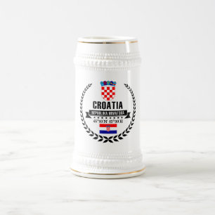 Croatia Beer Stein