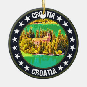 Croatia ceramic tree decoration