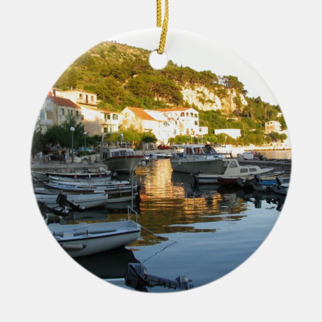 Croatia Ceramic Tree Decoration (Front)