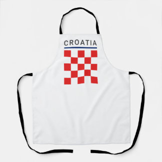 Croatia Checkerboard Apron