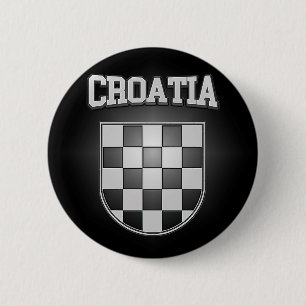 Croatia Coat of Arms 6 Cm Round Badge
