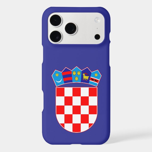 Croatia Coat of Arms Case for iPhone 16, 17 (Back)