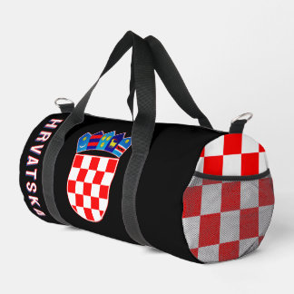 Croatia coat of arms duffle bag