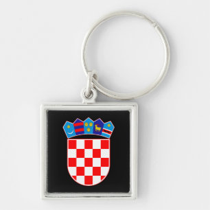 Croatia coat of arms key ring